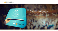Desktop Screenshot of eklesia.com.br