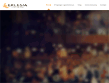 Tablet Screenshot of eklesia.com.br